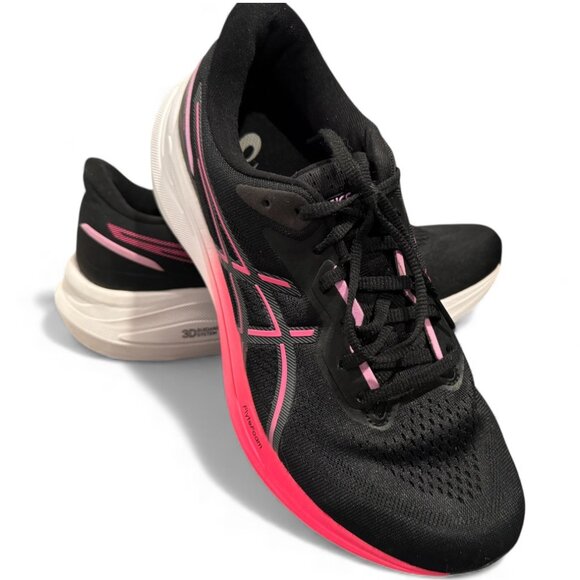 ASICS GT-1000 13 Women’s Running Shoes — Size 10 — Black/Pink Glo — Excellent - Picture 1 of 8